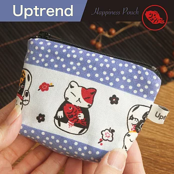 Uptrend 幸福零錢包‧有餘招財貓(藍)