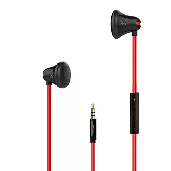 Mrice貝爾塔-三角線控耳塞式耳機麥克風EarBell(鈴鐺)。黑色