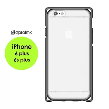 AproLink iPhone6s plus 耐衝擊雙料保護殼深灰