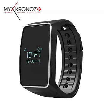 MYKRONOZ ZeWatch3 觸控防水通訊智能手錶尊爵黑