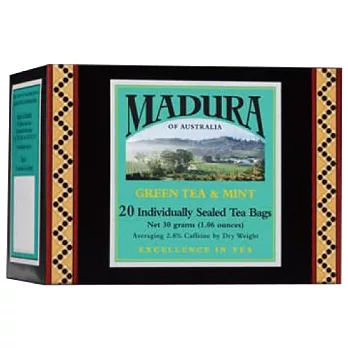 【Madura】澳洲原裝－薄荷綠茶(20包 x 1.5g)