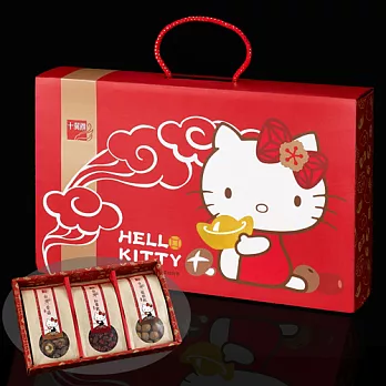 十翼饌 HELLO KITTY百寶慶賀春節禮盒 (香菇+紅棗+龍眼乾)