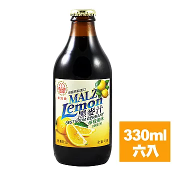 崇德發 檸檬黑麥汁(330mlx6瓶)