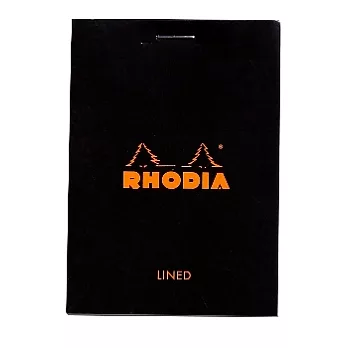 【Rhodia】Basics_N°11上翻裝訂筆記本(橫線/白內頁)(黑)(A7)