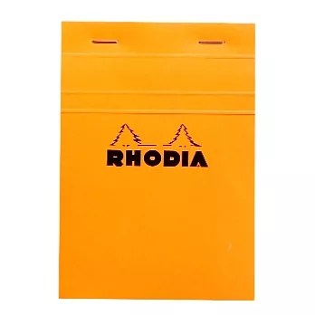 【Rhodia】Basics_N°13上翻裝訂筆記本(方眼/白內頁)(橘)(A6)