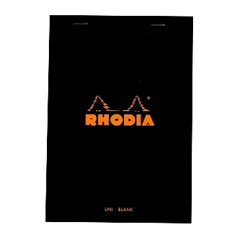 【Rhodia】Basics_N°16上翻裝訂筆記本(空白/白內頁)(黑)(A5)