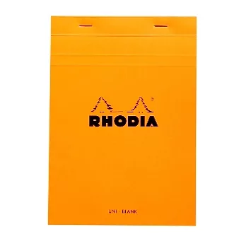 【Rhodia】Basics_N°16上翻裝訂筆記本(空白/白內頁)(橘)(A5)
