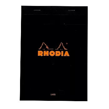 【Rhodia】Basics_N°16上翻裝訂筆記本(橫線/白內頁)(黑)(A5)