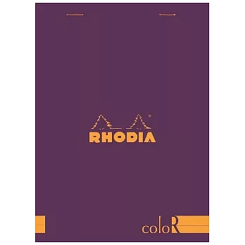 【Rhodia】Basics_N°16彩色上翻裝訂筆記本(橫線/象牙白內頁)(羅蘭紫)(A5)