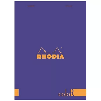 【Rhodia】Basics_N°16彩色上翻裝訂筆記本(橫線/象牙白內頁)(寶石藍)(A5)