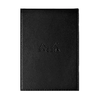 【Rhodia】Boutique_N°13皮套筆記本(方眼/白內頁)(黑)(A6)