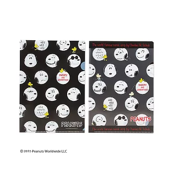 《Sanrio》SNOOPY俏皮圓圈系列A4文件夾組(一組2入)