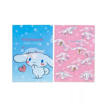 《Sanrio》大耳狗喜拿手繪冬日系列A4文件夾組(一組2入)