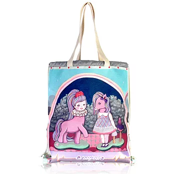 【Coplay設計包】女孩與小馬兒~束口後背包