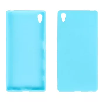 【BIEN】SONY Xperia Z5 Premium 亮麗全彩軟質保護殼 (粉藍)