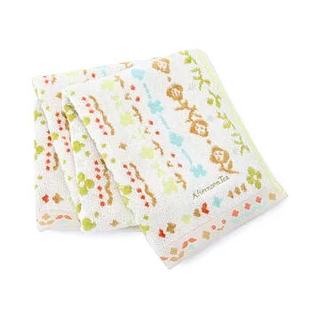 【Afternoon Tea】秋日彩花洗臉毛巾(米色)