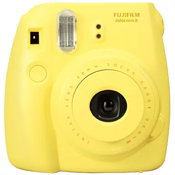 (公司貨)FUJIFILM instax mini 8 拍立得相機-送空白底片一盒/黃色