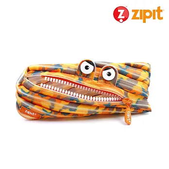 Zipit 怪獸拉鍊包迷彩系列(中)-迷彩橘