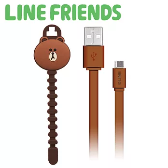 LINE FRIENDS 立體熊大 microUSB 傳輸充電線(LN-CB02)