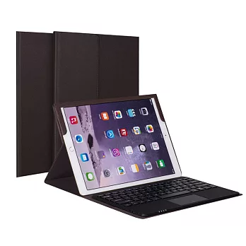 Apple iPad Pro 12.9吋超薄智能休眠立架皮套(咖啡)