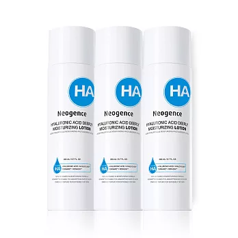 Neogence霓淨思 玻尿酸深度潤澤化妝水3入組(200mLx3)
