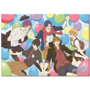 Free!ES-2K塑膠海報-氣球繽紛樂