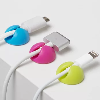 【Bluelounge】迷你整線器-Cable Drops Mini(亮色系,9入/組)亮色