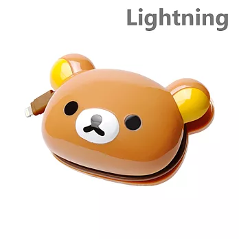 正版San-X 拉拉熊 iPhone Lightning 大頭造型充電插頭 充電器-拉拉熊拉拉熊L