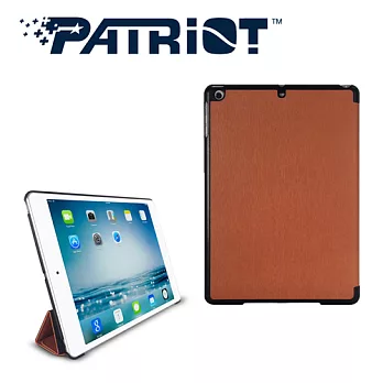 【Patriot美商博帝】SmartShell Apple iPad Air 掀蓋四折可立式平板保護套(焦糖棕)