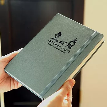 7321 Design AOZ彩繪綁帶萬年曆V.2(週誌)-文青藍