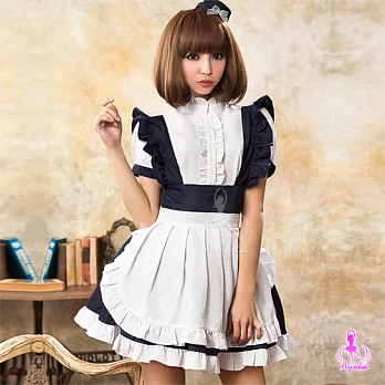 【Ayoka】主人遵命!三件式女僕角色扮演服FREE深藍+白