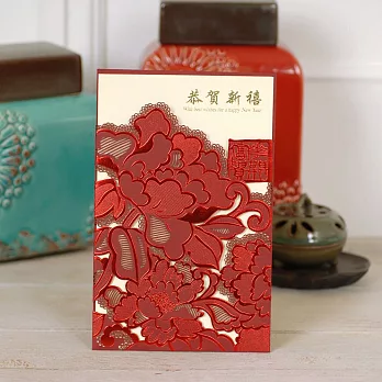 浮雕蕾絲新年卡 LSK-03