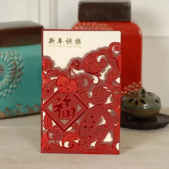 浮雕蕾絲新年卡 LSK-05