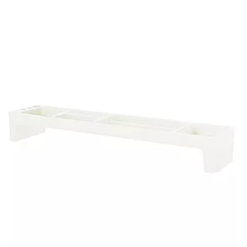 SYSMAXTOP多功能鍵盤文具收納架 白色
