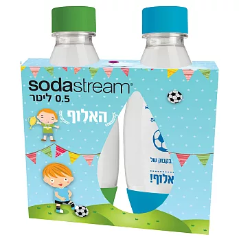 Sodastream水滴寶特瓶 500ML-2入（綠+藍）