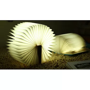 LED四色變換燈立體書燈藍色書皮