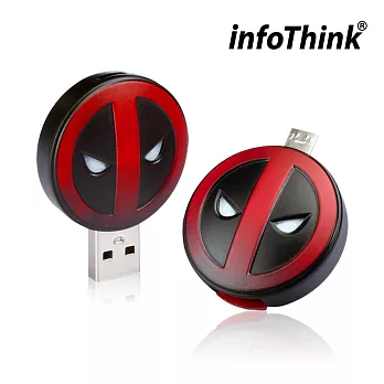InfoThink DeadPool 死侍OTG雙頭造型隨身碟 32GB
