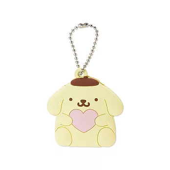 《Sanrio》布丁狗造型LED燈矽膠鑰匙帽