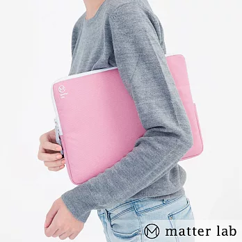 Matter Lab Blanc Macbook 12吋保護袋晨霧粉