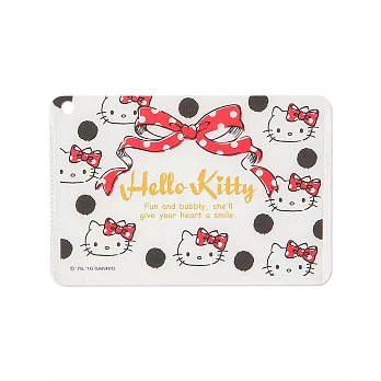 《Sanrio》HELLO KITTY卡片套(點點緞帶)