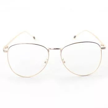 英國NATKIEL-金色懷舊復古質感平光眼鏡