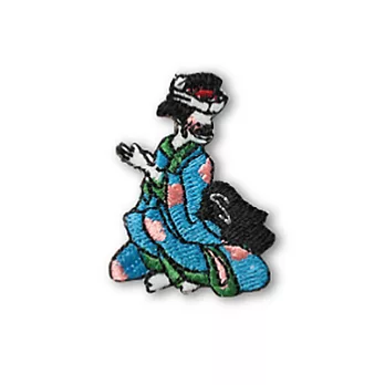 【京東都KYO-TO-TO】妖怪・百鬼夜行シリーズ_齒黑女(お歯黒べったり)_繡片