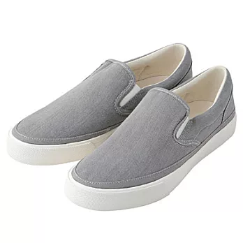 [MUJI無印良品]棉質基本便鞋M灰色