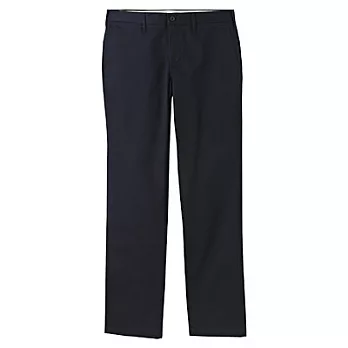[MUJI無印良品]男有機棉混彈性綾織窄版褲79深藍