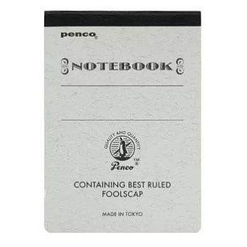 【HIGHTIDE】Penco經典學院風橫線筆記(B7)(黑)