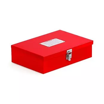 【HIGHTIDE】Penco收納鐵盒(L)(紅)