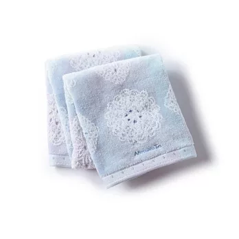 【Afternoon Tea】蕾絲繽紛洗臉巾 藍色