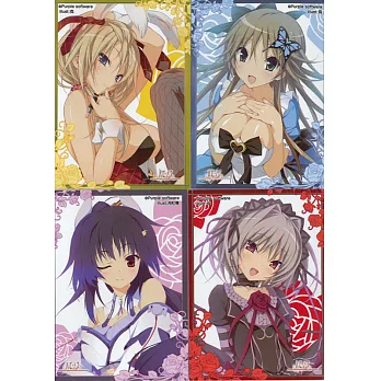 幸福噩夢美少女角色收集卡套組(一組4張)