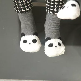 【韓國 MiniDressing】韓國製 彌之星兒童防滑短襪三件組|彈性襪|止滑襪|童襪 /S迷糊 Panda