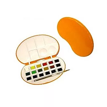 Beans 荳荳水彩盒 18色橘